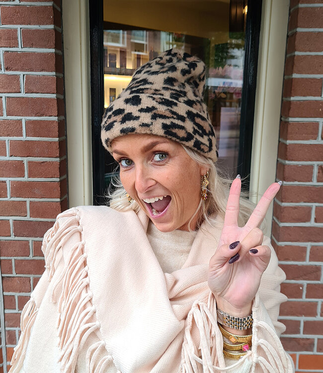 Beanie/Muts Leo Bruin