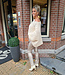 Grof Gebreide Trui met Sequin Crème