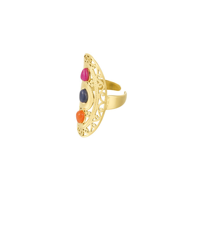 Ring Boho Bliss Stenen Goud