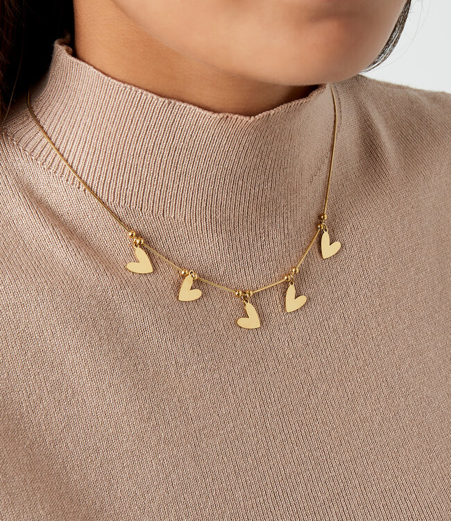Ketting Heart To Heart Goud