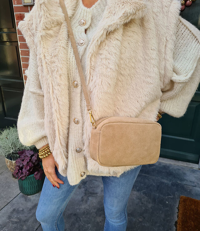 Basic Bag Suede Beige