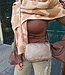 Soft Shawl Hartjes Beigetinten