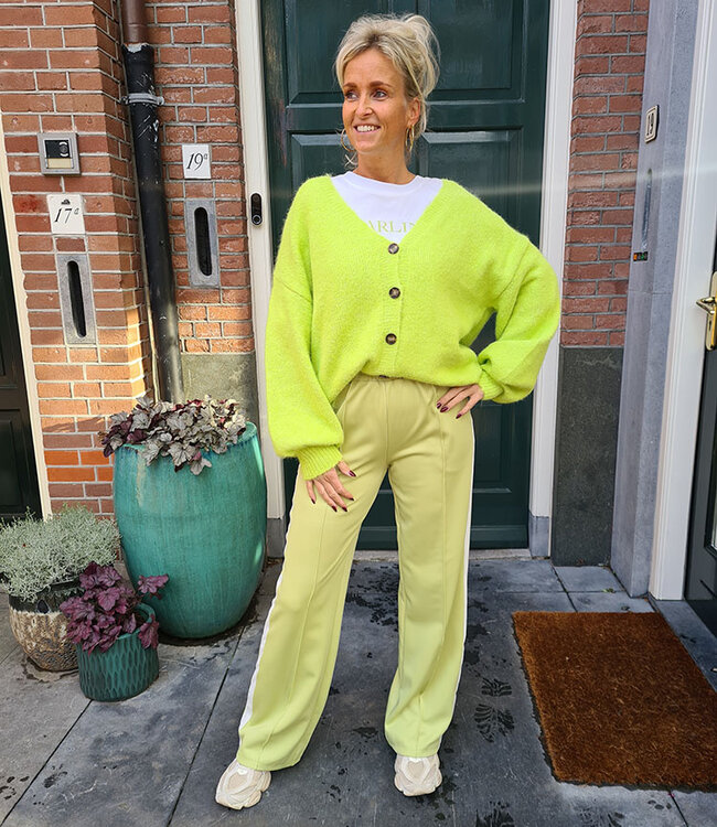 Azzurro Vhals Vest Lime Groen