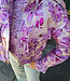 Ambika Silky Jacket Flower Paars