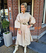 Boho Gevlochten Riem met Steen Beige