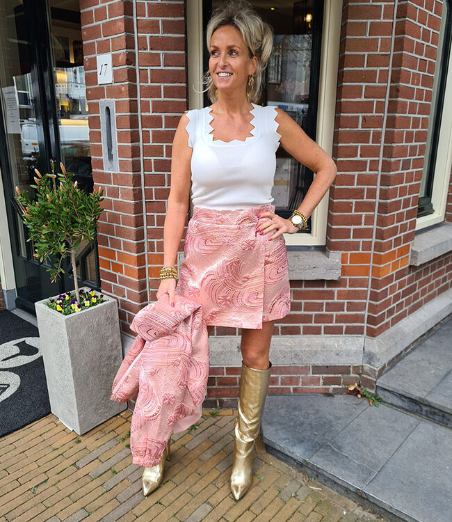 Ruffle Rand Hemdje Wit