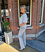 Ambika Tee Bisous Grijs/Felgroen