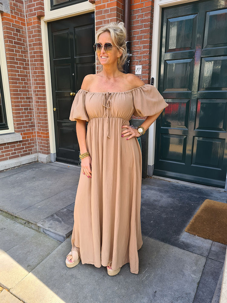 Maxi Jurk Gele Jurk Bijenkorf Gele Satijnen Midi Jurken Voor Dames