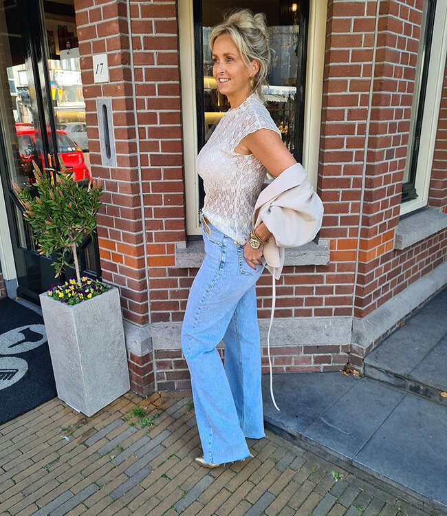 Ambika Kantentops Mouwloos Crème