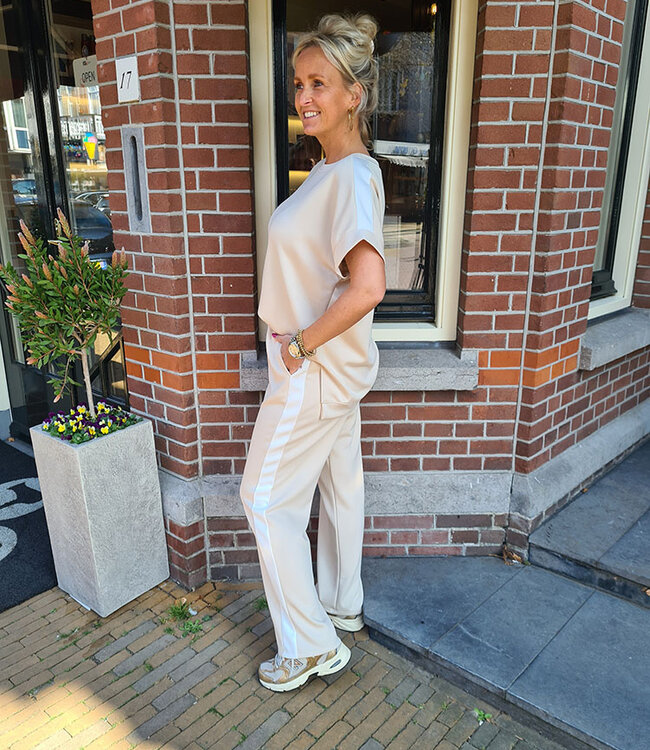 Soft Comfypak 2-delig met Bies Beige