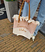 Shopper Franje Summer Vibes Crème/Bruin