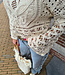 Gehaakte Top Lange Mouw Beige