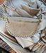 Crossbody Suede met Studs Beige