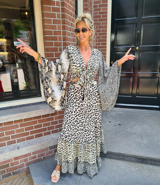 2-delige Blouse+Rok Leo/Python