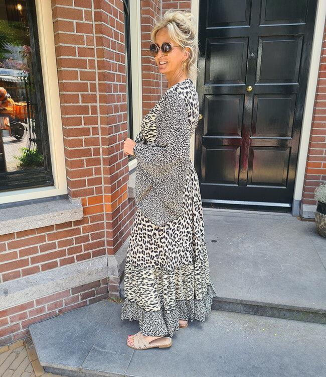 2-delige Blouse+Rok Leo/Python