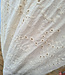 Ambika 2-delige Broderie set Crème