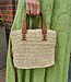 Gevlochten bag Beige Camel Details