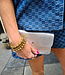 Clutch Tasje Shiny Silver