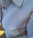 Ambika Streep Blouse Pofmouw Strass Bruin