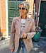 Ambika Oversized Blazer Getailleerd Taupe