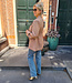 Ambika Oversized Blazer Getailleerd Taupe