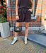 Plissé Short Shimmer Bruin