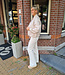 Azzurro Gewatteerde Bomber Hartjes Beige
