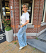 Knit Tee Hartjes Offwhite/Gold