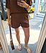 Azzurro Short Effen Bruin