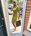 Azzurro Dress Knoopdetail VHALS Pistache