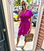Azzurro Dress Knoopdetail VHALS Magenta