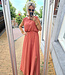 2-Delige set Top & Rok DonkerPeach