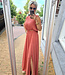 2-Delige set Top & Rok DonkerPeach