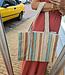 Boho Knit Shopper Beige/Turquoise