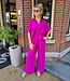 Oversized Wijde Blouse Magenta