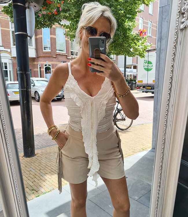 Body Ruffle Offwhite