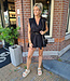 Jumpsuit met Ceintuur Zwart