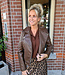 Lederlook Jacket Donkerbruin