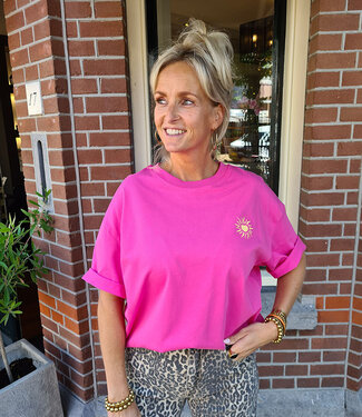 Azzurro Tee Sun Pink/Yellow