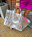 Big Shopper 2delig XXL Shimmer Zilver