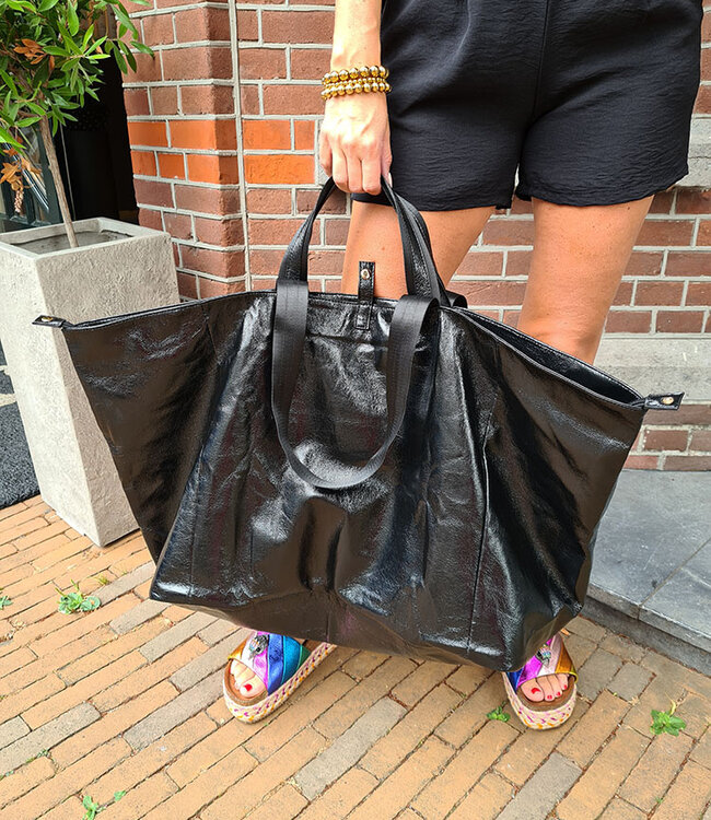 Big Shopper 2delig XXL Shimmer Zwart