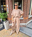 Ambika Short Pofblouse Taupe