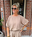 Ambika Short Pofblouse Taupe