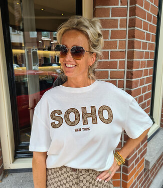 Ambika Tee SOHO Wit/Motief