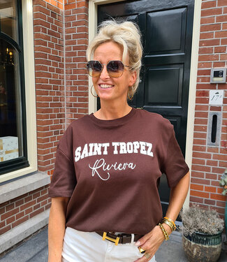 Ambika Tee Saint Tropez Donkerbruin