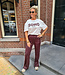 Ambika Tee SOHO Wit/Bruin