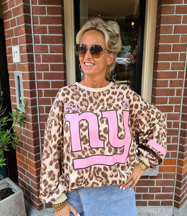 Comfy Sweater NY Leo/Roze