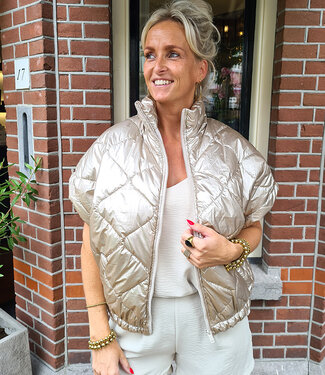 Bodywarmer Gewatteerd Gold