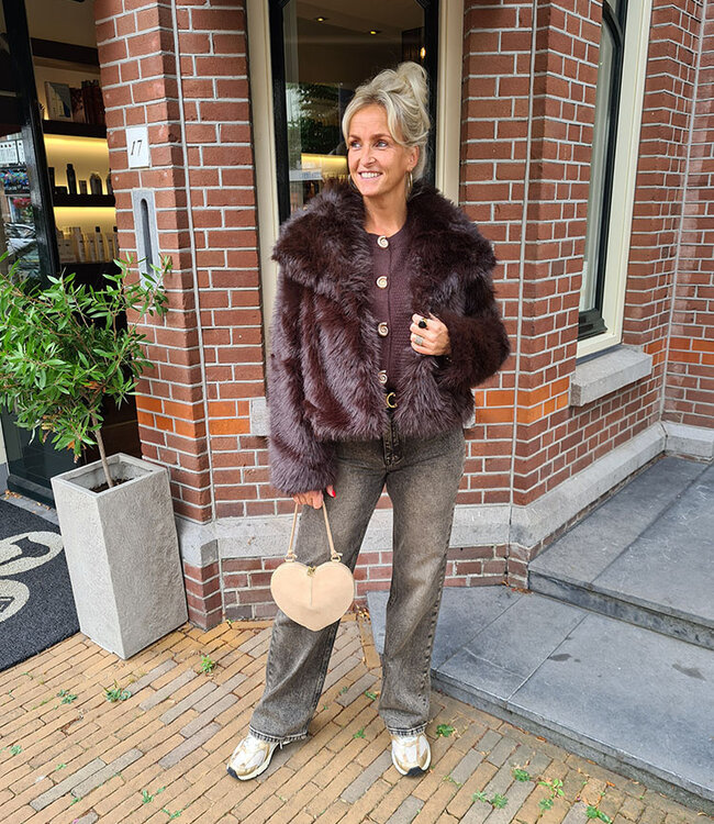 Lamour Hart Bag Beige