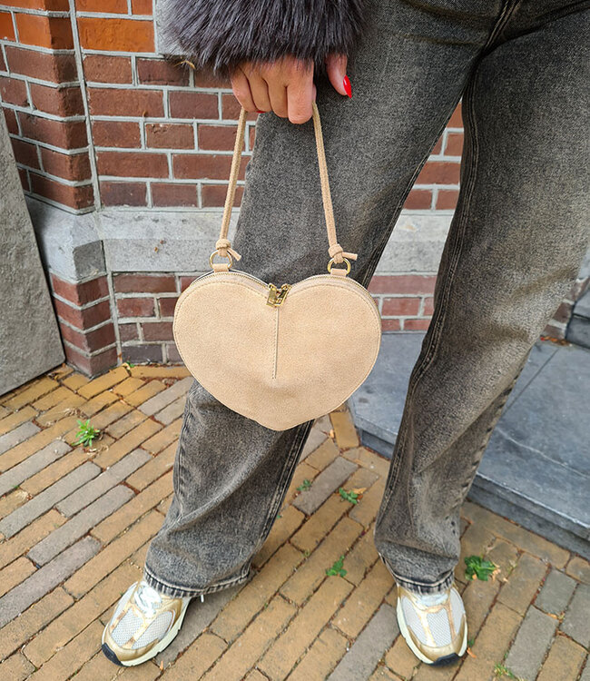 Lamour Hart Bag Beige